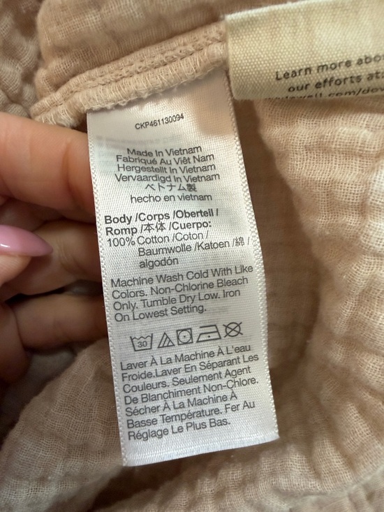 Madewell Lightspun Cardigan Top in Oatmeal Melange Size Small - Picture 9 of 15